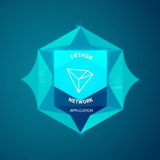 ภาพประกอบชั้นหลักของเครือข่าย TRON ชั้นเก็บข้อมูล แกนกลาง และแอปพลิเคชันที่เชื่อมต่อกันอย่างแข็งแกร่ง