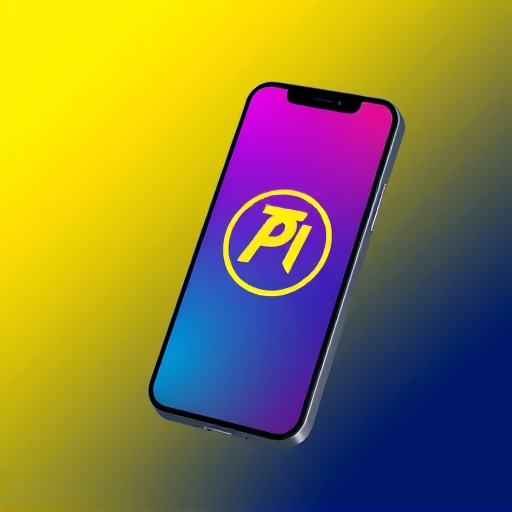 ภาพประกอบหน้าจอสมาร์ทโฟนแสดงโลโก้ Pi Network กับไอคอนสายฟ้าสว่างสื่อถึงการขุด Pi Coin ด้วยมือถือ