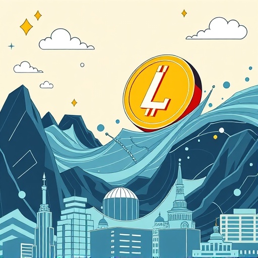 ภาพประกอบ Litecoin เดินฝ่าคู่แข่งบล็อกเชนใหม่ๆ และฟีเจอร์ความเป็นส่วนตัว ท่ามกลางสีสันตัดกัน สื่อถึงความท้าทายในตลาดคริปโต